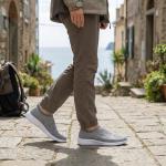 TIOSEBON Women's Slip On Walking Tennis Shoes Casual Mesh-Comfortable Work Workout Running Sneakers 6 US Gray