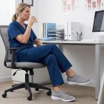 TIOSEBON Women's Slip On Walking Tennis Shoes Casual Mesh-Comfortable Work Workout Running Sneakers 6 US Gray