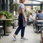 TIOSEBON Women's Slip On Walking Tennis Shoes Casual Mesh-Comfortable Work Workout Running Sneakers 6 US Gray