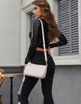 NIUEIMEE ZHOU 90s Vegan Leather Shoulder Bag