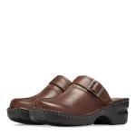 Eastland Women's Brown Mae Clogs and Mules