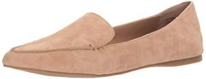 Steve Madden Camel Suede Women's Feather Loafers
