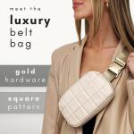 Chic Leather Chain Belt Bag for Women