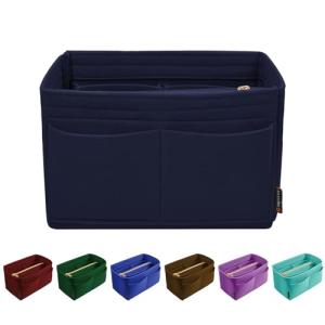 OMYSTYLE Navy Tote Bag Organizer with Dividers