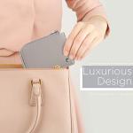Taupe Mini Luxury Leather RFID Wallet for Women