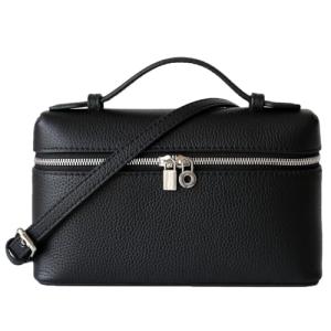 Rejolly Black Luxury Leather Crossbody Bag