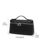 Rejolly Black Luxury Leather Crossbody Bag