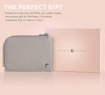 Taupe Mini Luxury Leather RFID Wallet for Women