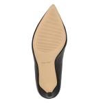 Nine West Tatiana Black Leather Pumps, Size 10