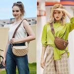 Eslcorri Trendy Vegan Leather Crossbody Sling Bag