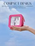 Cute Hot Pink Mini Makeup Bag for Travel
