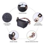Stylish Black Fanny Pack with Adjustable Straps