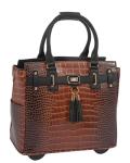Designer Rolling Laptop Bag for Women - Manhattan