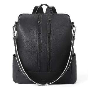 CLUCI Leather Convertible Backpack Purse for Women
