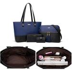 Stylish 4-Piece Women’s Tote and Shoulder Bag Set
