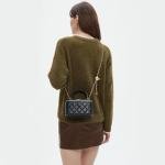 DORIS&JACKY Quilted Mini Box Crossbody Bag