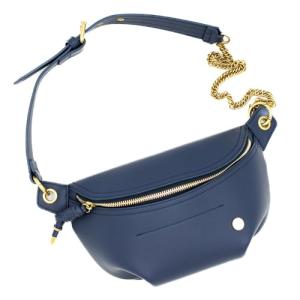 Catherine Vegan Leather Belt Bag - Deep Night Blue