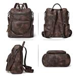 Designer Leather Tassel Backpack Purse for Women