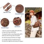 Stylish Brown PU Leather Hobo Shoulder Bag
