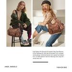 Stylish Brown PU Leather Hobo Shoulder Bag