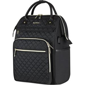 Stylish 17" Water-Repellent Laptop Backpack for Women