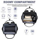 Stylish 17" Water-Repellent Laptop Backpack for Women
