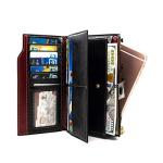Luxury Leather RFID Clutch Wallet for Women