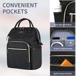 Stylish 17" Water-Repellent Laptop Backpack for Women