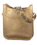 Vegan Leather Crossbody Bag with Guitar Strap