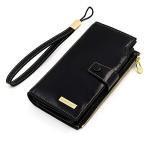 Luxury Leather RFID Clutch Wallet for Women