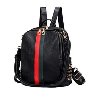 Alovhad Mini Backpack Purse for Women - Black