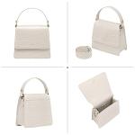 JW PEI FAE Beige Top Handle Crossbody Bag
