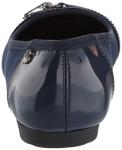 Anne Klein Women's Navy Multi Fabric Ballet Flats