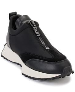 DKNY Women's Black Platform Slip-On Sneakers