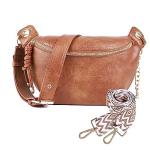 Chic Brown Fanny Pack with Adjustable Straps