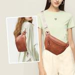 Chic Brown Fanny Pack with Adjustable Straps