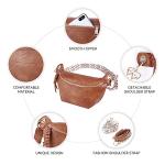 Chic Brown Fanny Pack with Adjustable Straps