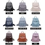 BOYATU Genuine Leather Women's Backpack Purse - Pink