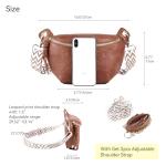 Chic Brown Fanny Pack with Adjustable Straps