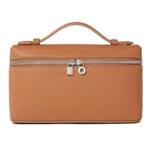 Rejolly Small Brown Leather Crossbody Bag