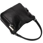 Chic Black Shoulder Hobo Tote Bag for Women