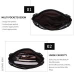 Chic Black Shoulder Hobo Tote Bag for Women