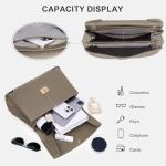 HICARRY Large Faux Leather Luxury Handbag for Women