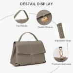 HICARRY Large Faux Leather Luxury Handbag for Women