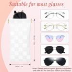 Chic Soft Eyeglasses Pouch for Women - White