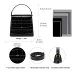 JW PEI FAE Black Top Handle Crossbody Bag