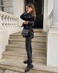 JW PEI FAE Black Top Handle Crossbody Bag