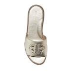 Cole Haan Flynn Logo Gold Slide Sandals