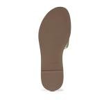 Cole Haan Flynn Logo Gold Slide Sandals