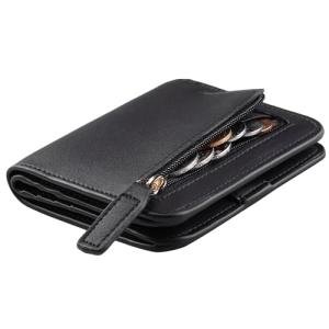 Compact RFID Leather Wallet for Women